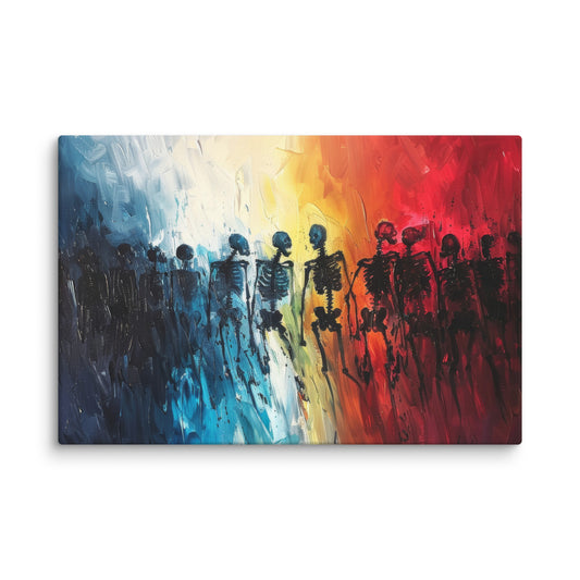 Skeleton Line  Wall Art