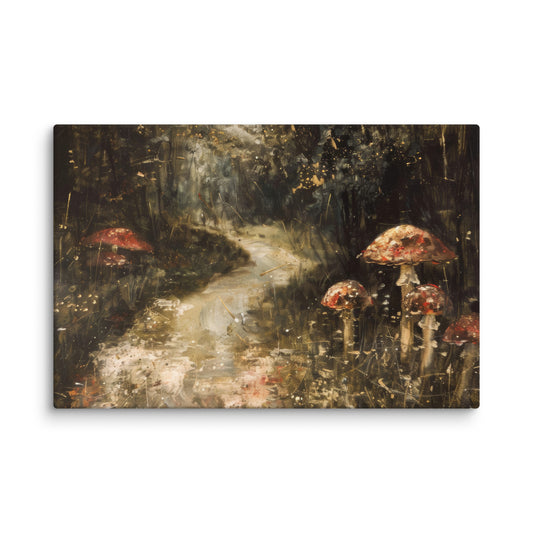 Mushroom Path  Wall Art