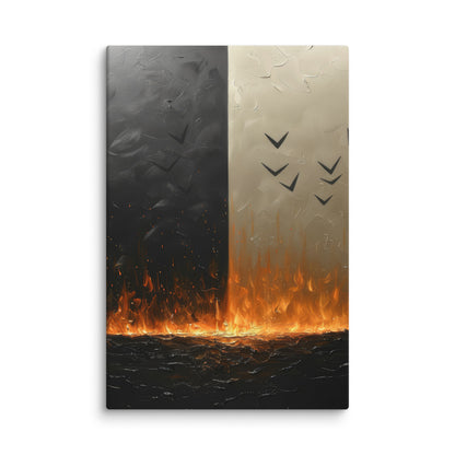 Fire and Foes  Wall Art