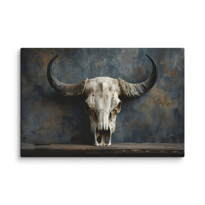 Gothic Bison Skull  Wall Art