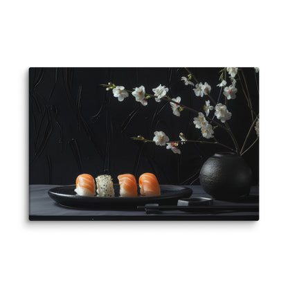 Gothic Sushi and Flowers  Wall Art