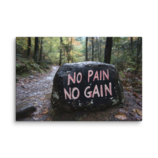 NO PAIN, NO GAIN  Wall Art