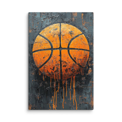Basketball Stamp  Wall Art