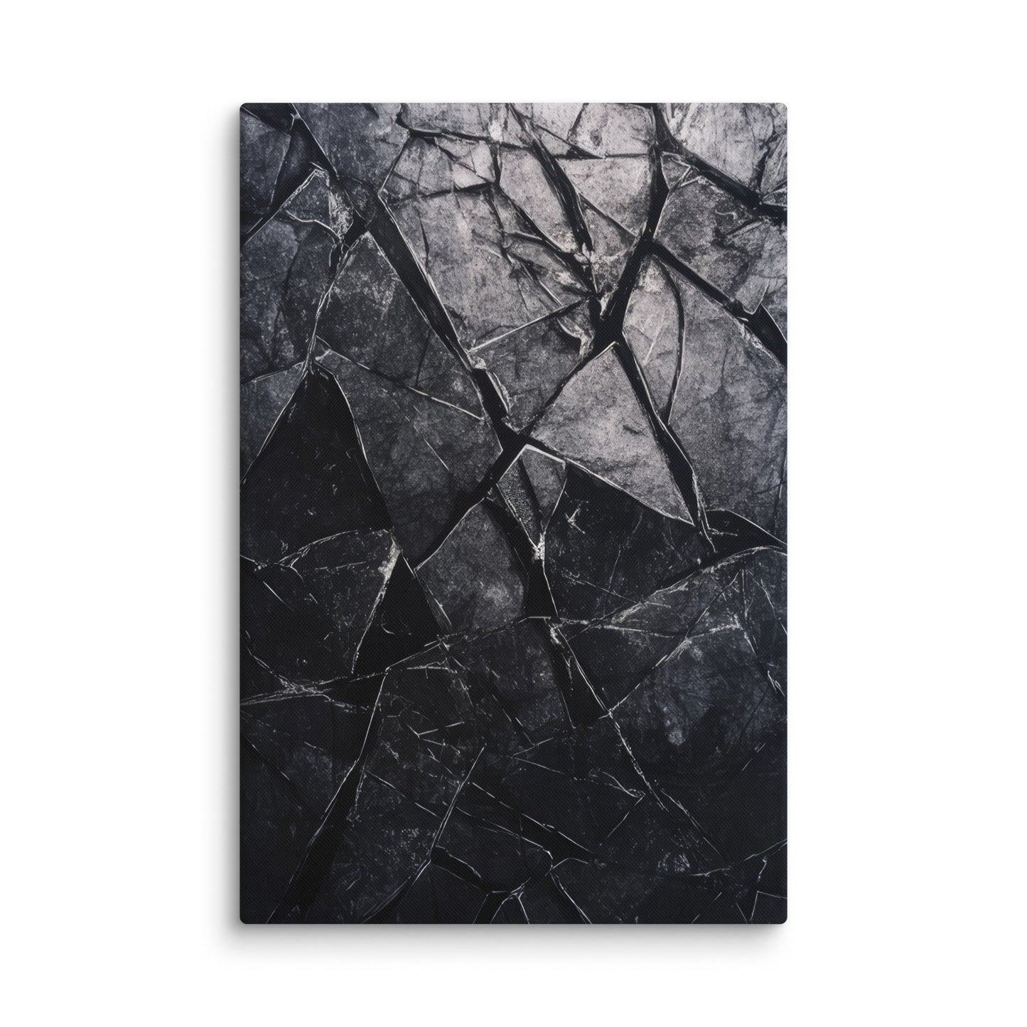 Shattered Black  Wall Art