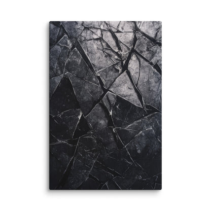 Shattered Black  Wall Art