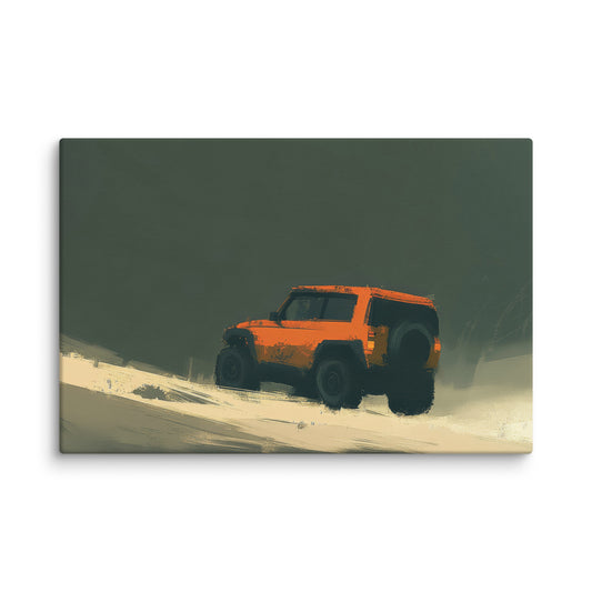 Offroad Orange  Wall Art