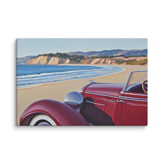 Fogey at the Beach  Wall Art