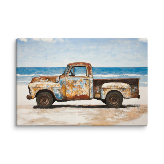 Rusted Pickup  Wall Art