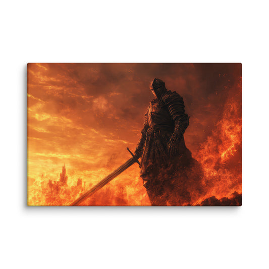A World Aflame  Wall Art