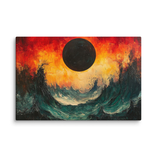 Black Moon Tide  Wall Art