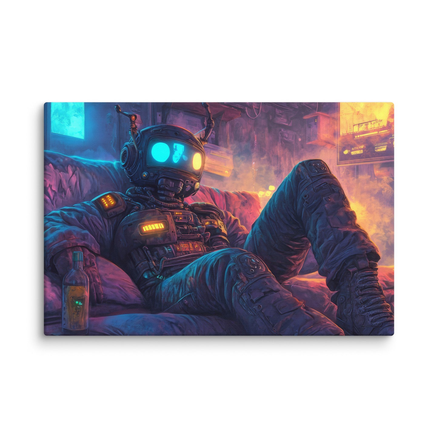 Cyborg and Chill  Wall Art