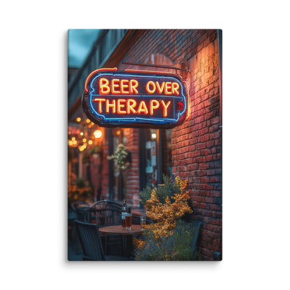 Beer Over Therapy  Wall Art