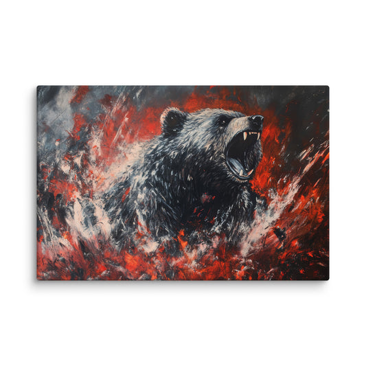 Bear King  Wall Art