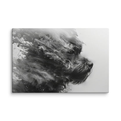 Terrier Smoke  Wall Art