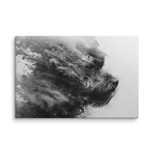 Terrier Smoke  Wall Art