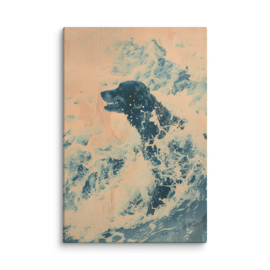 Sea Foam and Wags  Wall Art