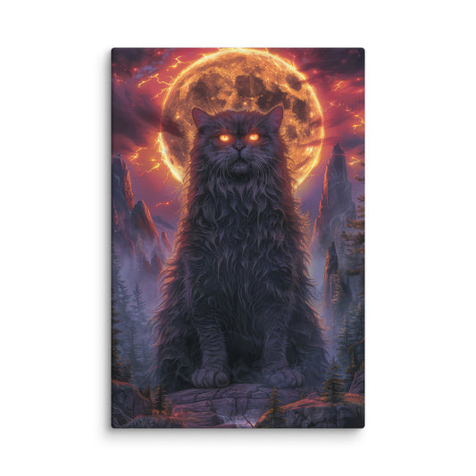 I AM THE KITTY GOD  Wall Art