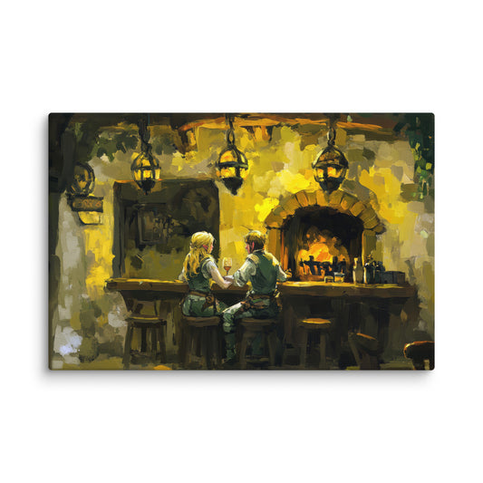 Tavern Date  Wall Art
