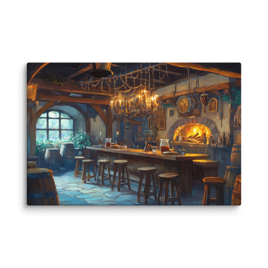 Dashing Deer Tavern  Wall Art