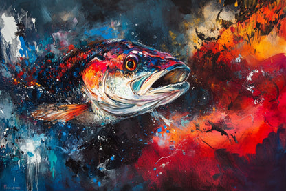 Abstract Bass  Wall Art